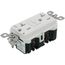 SmartlockPro Slim Tamper/Weather Resistant Self-Test GFCI Receptacle, NEMA 5-20R - White (125V)
