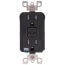 SmartlockPro Slim Tamper/Weather Resistant Self-Test GFCI Receptacle, 2P, 15A, NEMA 5-15R - Black (125V)