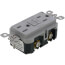SmartlockPro Slim Tamper/Weather Resistant Self-Test GFCI Receptacle, 2P, 15A, NEMA 5-15R - Gray (125V)