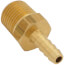 1/8" Hose Barb x 1/8" NPT Male Brass Pipe Adapter