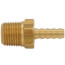 1/8" Hose Barb x 1/8" NPT Male Brass Pipe Adapter