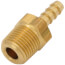 1/8" Hose Barb x 1/8" NPT Male Brass Pipe Adapter