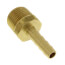 1/4" Hose Barb x 3/8" NPT Male Brass Pipe Adapter