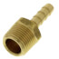 1/4" Hose Barb x 3/8" NPT Male Brass Pipe Adapter