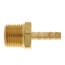 1/4" Hose Barb x 1/2" NPT Male Brass Pipe Adapter