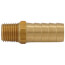 1/2" Hose Barb x 1/4" NPT Male Brass Pipe Adapter