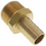 5/8" Hose Barb x 3/4" NPT Male Brass Pipe Adapter