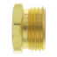 3/4" Male Hose x 1/2" Female Pipe Brass Garden Hose Adapter (Lead Free)