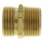 3/4" Male Hose x 3/4" Male Pipe (1/2" FIP Tap) Brass Garden Hose Adapter