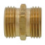 3/4" Male Hose x 3/4" Male Hose (1/2" FIP Tap) Brass Garden Hose Adapter (Lead Free)