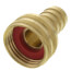 5/8" Hose Barb x 3/4" Female Hose Brass Garden Hose Swivel