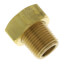 1/2" Male Pipe x 3/4" Female Hose Brass Garden Hose Swivel Adapter