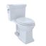 MS814224CUFRG#01 Promenade II 1.0 GPF 1-Piece Elongated 1.0 GPF Universal Height Toilet w/ CEFIONTECT & Right Hand Trip Lever (Cotton White)