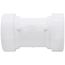 1-1/4" PVC GripLoc Coupling, 235 psi (White)