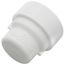 1/2" PVC GripLoc Cap w/ EPDM O-Ring (White)