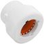 3/4" PVC GripLoc Cap w/ EPDM O-Ring (White)