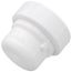 1" PVC GripLoc Cap w/ EPDM O-Ring (White)