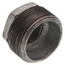 1-1/2" x 3/4" Galvanized Malleable Hex Bushing