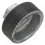 2" x 3/8" Galvanized Malleable Hex Bushing