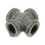1/4" Galvanized Malleable Cross