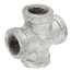 3/8" Galvanized Malleable Cross