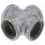 1-1/4" Galvanized Malleable Cross