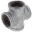 1-1/4" Galvanized Malleable Cross