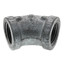 1/2" Galvanized Malleable 45° Elbow