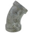 1/4" Galvanized Malleable 45° Elbow