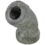 1/8" Galvanized Malleable 45° Elbow