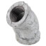 3/8" Galvanized Malleable 45° Elbow