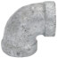 1/4" Galvanized Malleable 90° Elbow