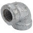 1/4" Galvanized Malleable 90° Elbow