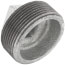 2-1/2" Galvanized Malleable Square Head Plug