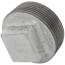 2-1/2" Galvanized Malleable Square Head Plug