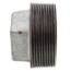 4" Galvanized Malleable Square Head Plug