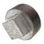 4" Galvanized Malleable Square Head Plug