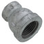 1/2" x 1/4" Galvanized Malleable Reducing Couplings