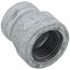 1/2" x 3/8" Galvanized Malleable Reducing Couplings