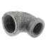 3/4" x 1/2" Galvanized Malleable Reducing Elbow