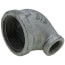 1-1/2" x 1/2" Galvanized Malleable Reducing Elbow