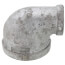 1-1/2" x 3/4" Galvanized Malleable Reducing Elbow