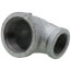 1-1/2" x 1" Galvanized Malleable Reducing Elbow