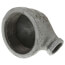 2" x 1/2" Galvanized Malleable Reducing Elbow