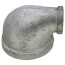 2" x 3/4" Galvanized Malleable Reducing Elbow