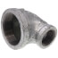 2" x 1" Galvanized Malleable Reducing Elbow