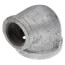 2" x 1" Galvanized Malleable Reducing Elbow