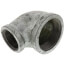 2" x 1-1/4" Galvanized Malleable Reducing Elbow