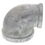 2" x 1-1/4" Galvanized Malleable Reducing Elbow