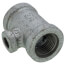 1/2" x 1/2" x 1/8" Galvanized Reducing Tee